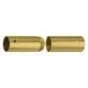 Brass Screw Joints For Wood Poles - Polished Brass - Recommended For 1 1/8" Pole