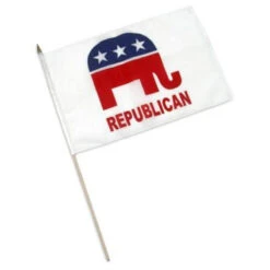 Republican Party Flag Design 1 - 12 X 18 Inch