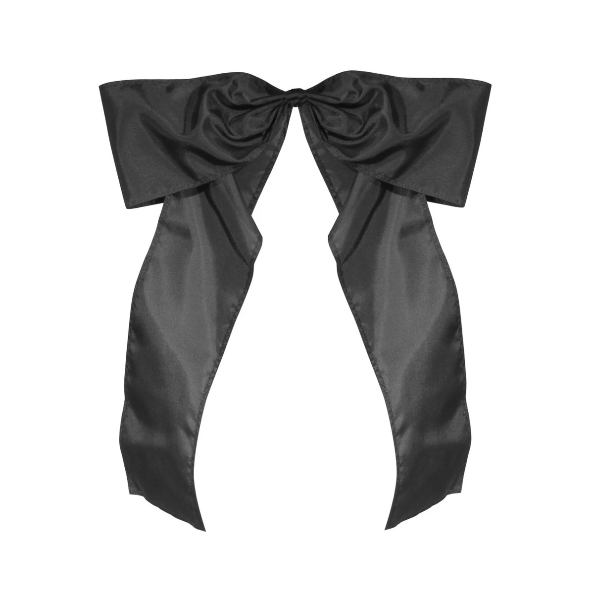 16in Nylon Black Mourning Bow 2 16in Nylon Black Mourning Bow - Image 2