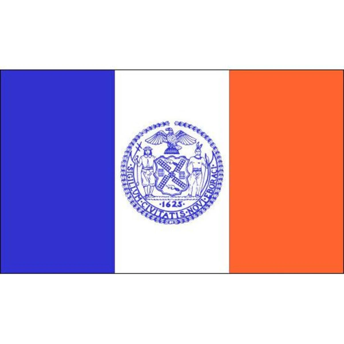 New York City 2' X 3' Nylon Flag 1 New York City 2' X 3' Nylon Flag