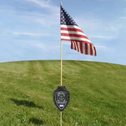 Police Officer Grave Marker - Aluminum -United States Flag Shop j4ejhtxiig7bwv0sgbfw 40721.1682569574