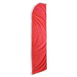 Red Swooper Flag - 11.5ft X 2.5ft