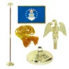 Super Tough Air Force 4ft X 6ft Flag, Telescoping Flagpole, Base, And Optional Tassel
