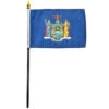 New York Flag 4 X 6 Inch