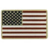 USA Flag Lapel Pin - Gold - 3/4" X 1/4"
