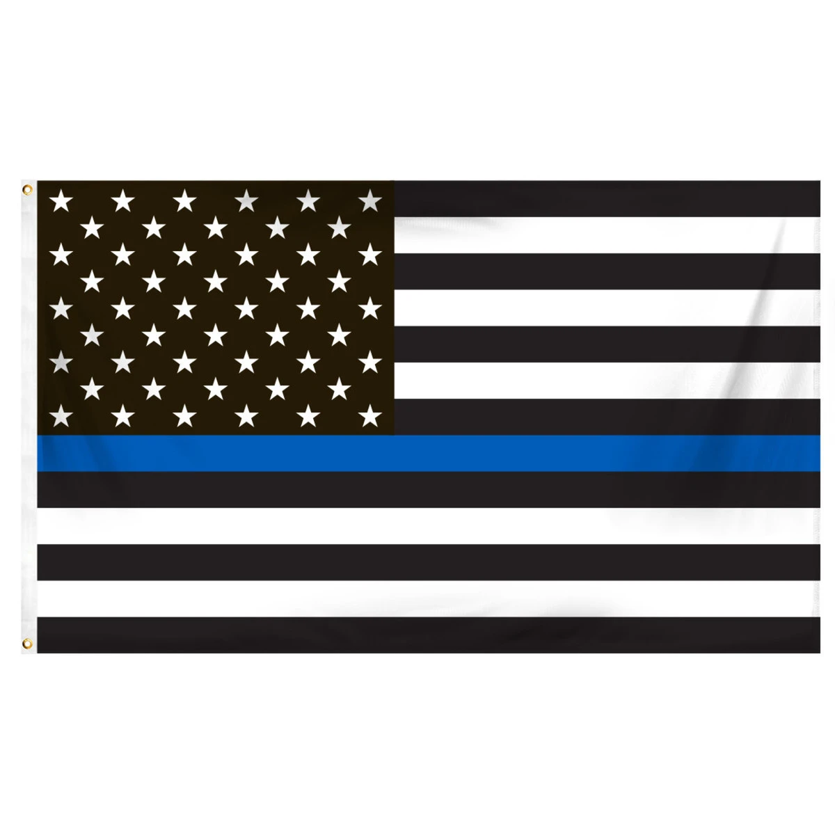 Thin Blue Line American Flag 2ft X 3ft Nylon 1 Thin Blue Line American Flag 2ft X 3ft Nylon