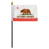 California Flag 4 X 6 Inch