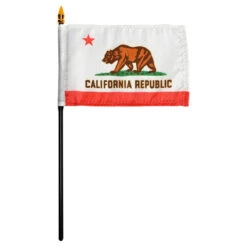 California Flag 4 X 6 Inch
