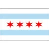 Chicago 2' X 3' Nylon Flag