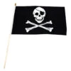 Pirate (Jolly Roger) Flag 12x18 Inch Stick Flag