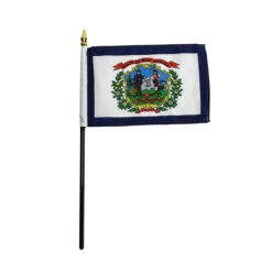 West Virginia Flag 4 X 6 Inch
