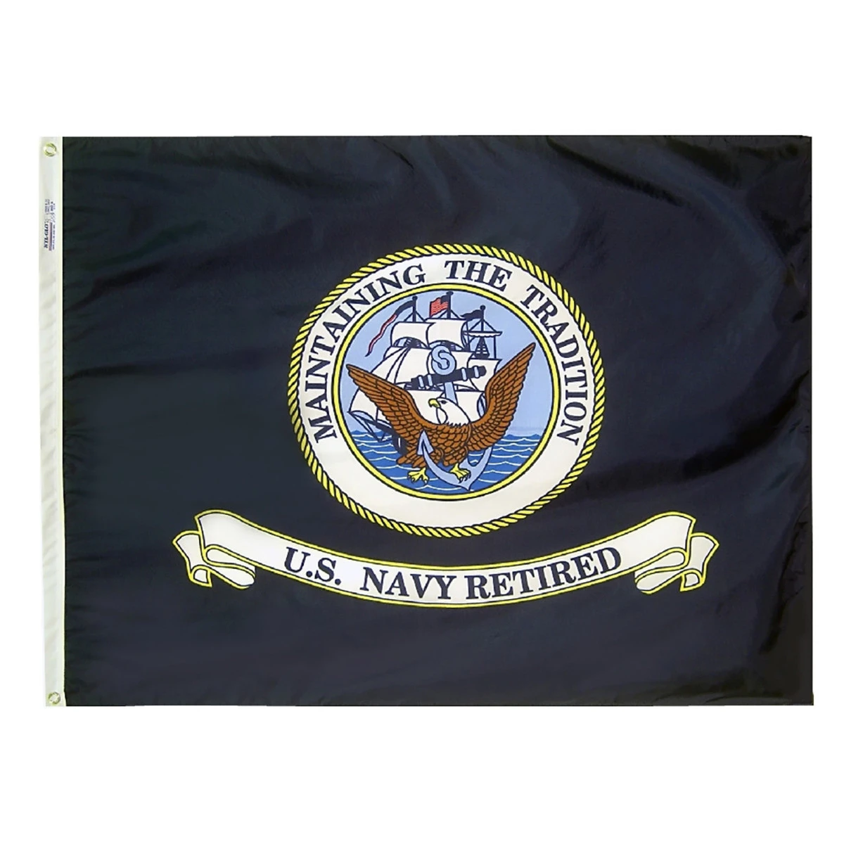 US Navy - Retired - 3ft X 4ft Nylon 1 US Navy - Retired - 3ft X 4ft Nylon