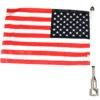 Parade Fixed Stainless Steel Motorcycle Flag Mount - 7/8"