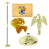 Super Tough New Jersey 3ft X 5ft Flag, Flagpole, Base, And Optional Tassel