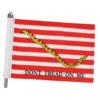 Super Tough Navy Jack Parade Motorcycle Flag - 10" X 15"