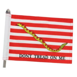 Super Tough Navy Jack Parade Motorcycle Flag - 10" X 15"