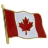 Waving Canada Flag Lapel Pin - 3/4" X 3/4"