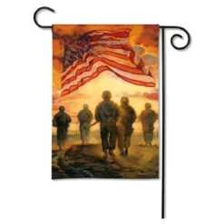 Super Tough Black Garden Flagpole - 44in
