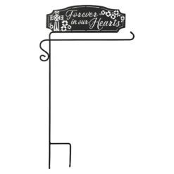 Carson Bereavement Flag Holder - Forever In Our Hearts - 40in