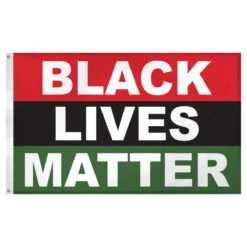 BLM Black Lives Matter Flag 3ft X 5ft Super Knit Polyester