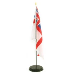 Black Wood Base And Stick For 12in X18in Flag