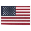 American Flag 8" X 12" Cut - No Fray Fabric, Pack Of 12