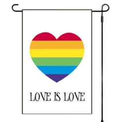 Super Tough Garden Flag - Love Is Love - 12in X 18in