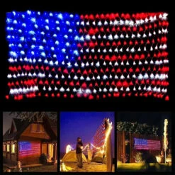 6.5ft X 3.3ft American Flag Net Light - 420 Red, White & Blue LEDs - Waterproof -United States Flag Shop mndi9sfgq2tdlb9efi5z 86372.1684767128