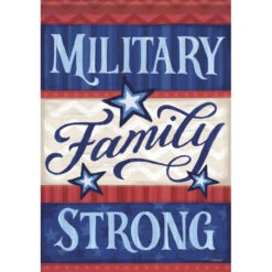 Carson Patriotic Banner Flag - Military Family - 28in X 40in
