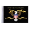 2nd Amendment Motorcycle Flag - 6" X 9"