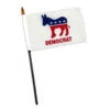 Democratic Party Design 1 - 4 X 6 Inch Flag