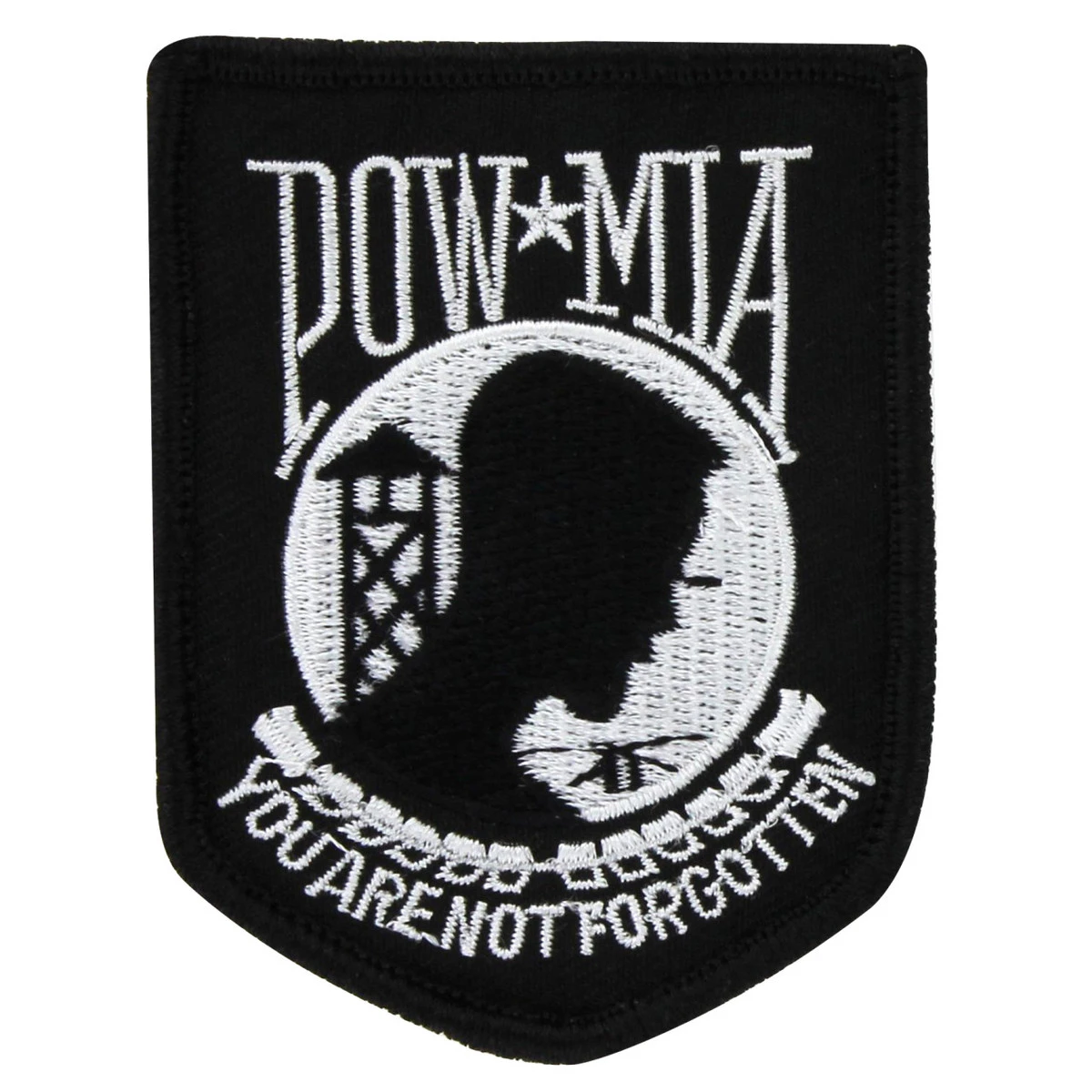 POW MIA PATCH - 2.25" X 3" 1 POW MIA PATCH - 2.25" X 3"