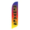 Outdoor Advertising Blade Flag - Rentals - 2ft X 12ft