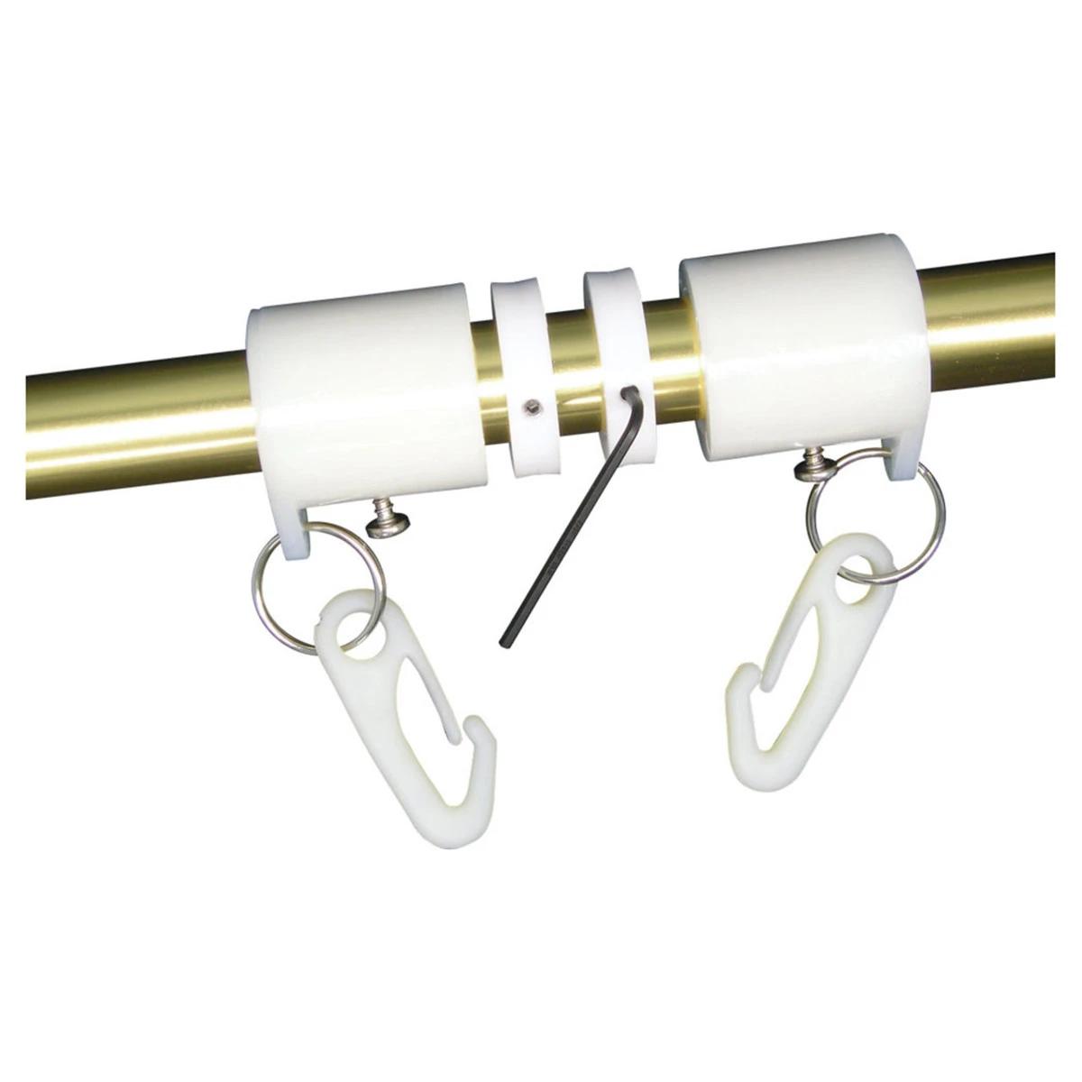 Never Furl Kit For 2in Diameter Poles - White 2 Never Furl Kit For 2in Diameter Poles - White - Image 2