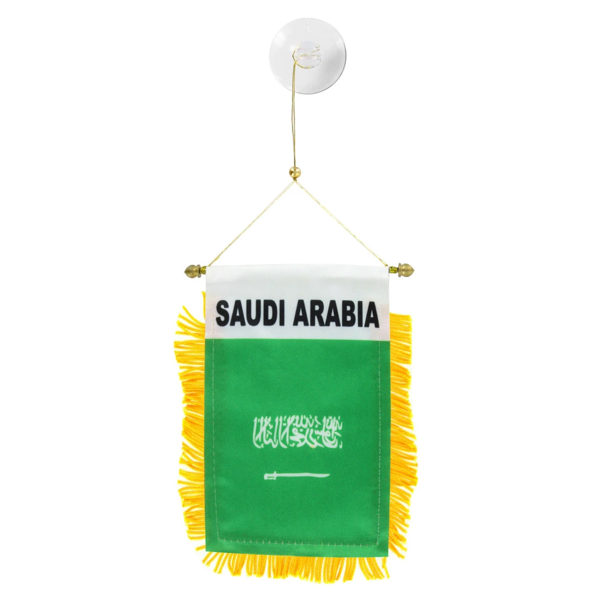 Saudi Arabia Mini Window Banner - 4in X 6in 1 Saudi Arabia Mini Window Banner - 4in X 6in