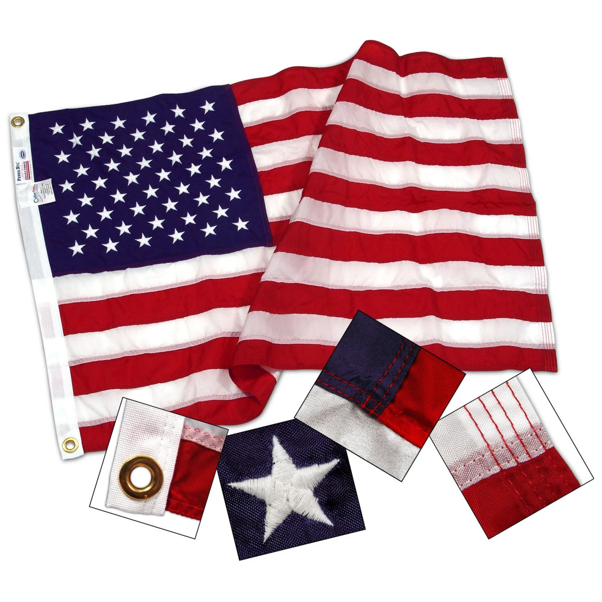 American Flag 6ft X 10ft Nylon By Valley Forge 1 American Flag 6ft X 10ft Nylon By Valley Forge