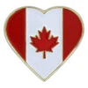 Canada Heart Pin - 1" X 7/8"