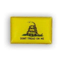 Gadsden Flag Lapel Pin - 3/4" X 1/2"