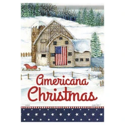 Carson Christmas Banner Flag - Americana Christmas - 28in X 40in