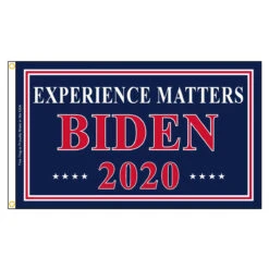 3ft X 5ft Nylon Biden 2020 Flag Experience Matters - US Made