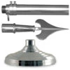 Super Tough Silver Indoor Flagpole Kit - 8ft Pole - Army Spear