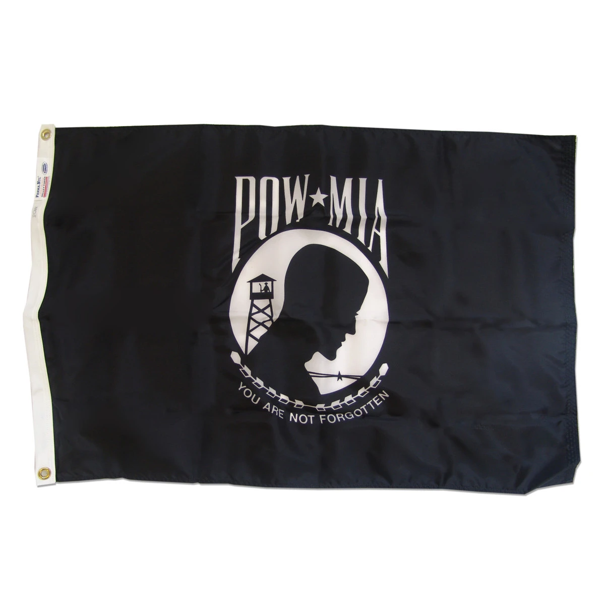 POW MIA Flag 2ft X 3ft Nylon - Single-Sided 1 POW MIA Flag 2ft X 3ft Nylon - Single-Sided