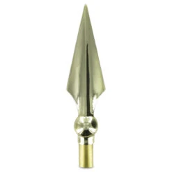 10in Metal Flat Spear - Gold