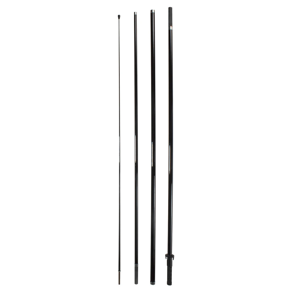 Feather Flag Carbon Fiberglass Black Pole - 16ft 1 Feather Flag Carbon Fiberglass Black Pole - 16ft