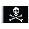 Pirate Motorcycle Flag - 6" X 9"