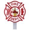 Fire Department Grave Flag Holder
