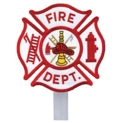 Fire Department Grave Flag Holder