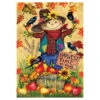 Fall Banner Flag - Scarecrow & Apples