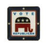 Vote Republican Square Pin - Single - 1" X 1"