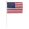 Premium Durable US 12" X 18" Single Sided Stick Flag By Super Tough